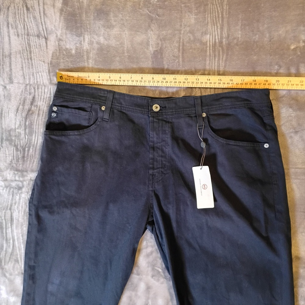 AG Adriano‎ Goldschmied The Graduate Tailored Leg Pants 38x34 Navy Blue 1174SUD - Picture 3 of 10